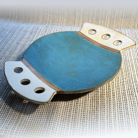 Two-tone glaze serving platter BATZ56