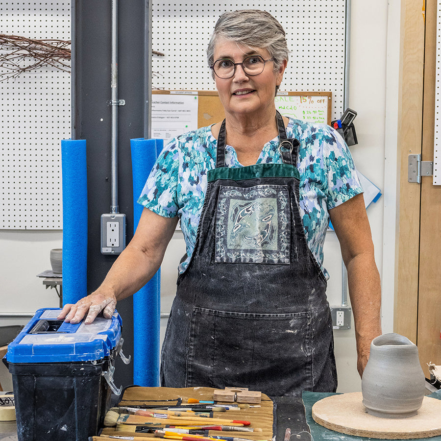 Penelope Connor, local potter
