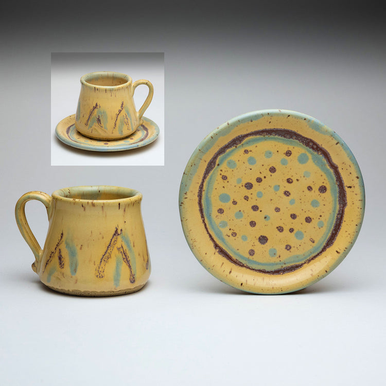 Cup and Saucer Set by Mary Anne Degilio