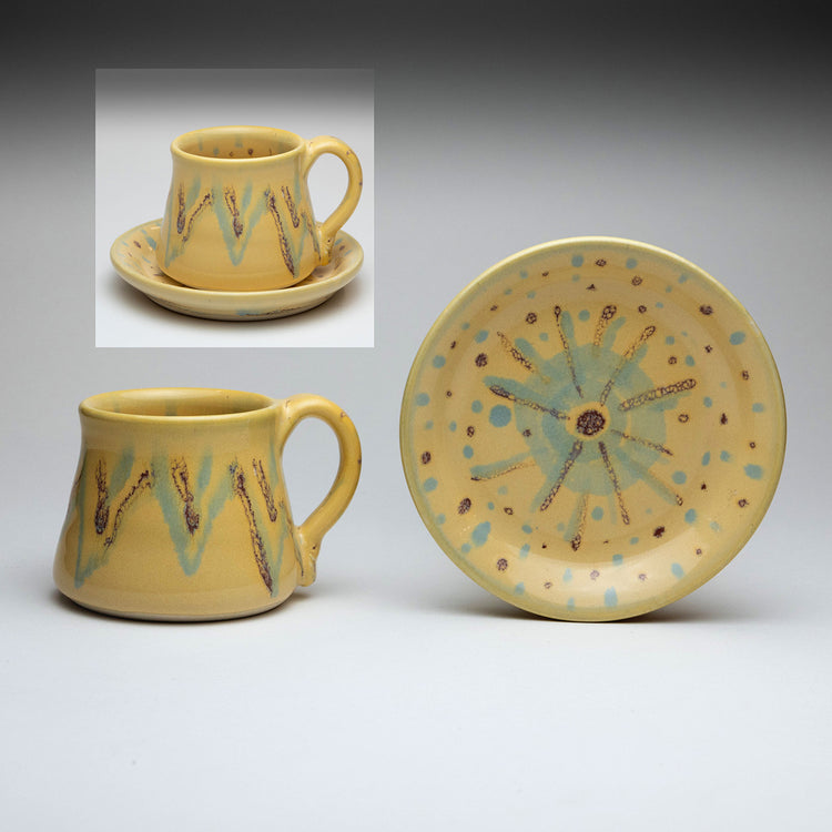 Cup and Saucer Set by Mary Anne Degilio