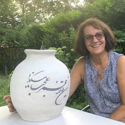 Shamsi Amirpour, local potter