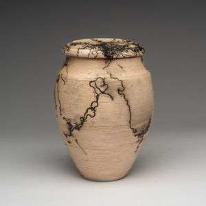 Decorative Raku Jar by Lynda Smith LYNDA174